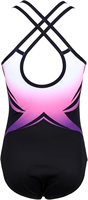 Meilleure vente de justaucorps de gymnastique et de ballet sans manches de style simple ensembles de performance d'épissage par sublimation pour enfants