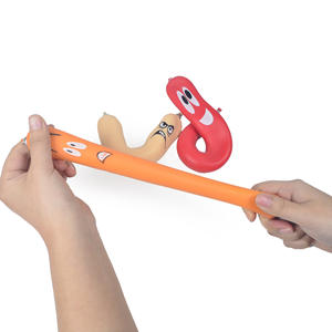 Nouveaux cadeaux promotionnels créatifs anti-stress : Sausage <span class=keywords><strong>de</strong></span> décompression à tirer en forme <span class=keywords><strong>de</strong></span> hot-dog en <span class=keywords><strong>sable</strong></span> à mémoire <span class=keywords><strong>de</strong></span> forme - Product Image 1