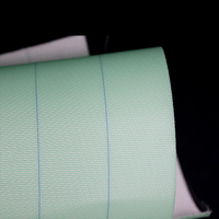 Malla de formación de poliéster industrial, correa de tela para hacer papel de una sola capa, drenaje de larga duración para máquina de molino de papel, directo de fábrica