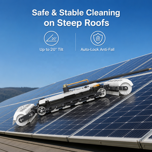 Máquina de Limpieza Solar con Seguimiento X8, Robot de Limpieza de Paneles Solares IP65 para Granjas Solares Exteriores - Product Image 2