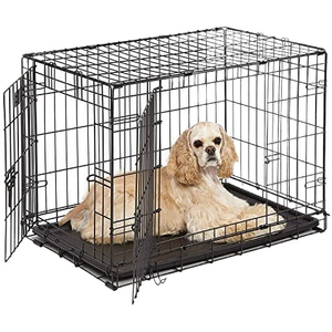 Jaula para perros indestructible de gran tamaño y alta resistencia, Perrera de <span class=keywords><strong>Metal</strong></span> clásica cuadrada de acero inoxidable para uso en exteriores, venta al por mayor, jaula para perros de China - Product Image 1