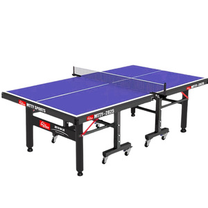 Mesa <span class=keywords><strong>de</strong></span> <span class=keywords><strong>Ping</strong></span> <span class=keywords><strong>Pong</strong></span> Plegable y Móvil para Interiores, Mesa <span class=keywords><strong>de</strong></span> Bádminton Portátil, Estándar, Lista para Competición, Reforzada, Venta al Por Mayor - Product Image 2