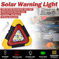 Tragbarer Dreieck-Warnleuchten-LED-Flutlichtstrahler mit 5 Modi, COB-LED-Autoreparatur-Arbeitslampe, Multifunktionsgriff, Campinglicht, Suchscheinwerfer