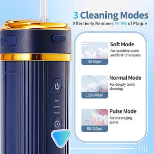 Nouvel irrigateur buccal sans fil rechargeable, étanche, 3 modes, 3 buses, avec réservoir <span class=keywords><strong>d</strong></span>'<span class=keywords><strong>eau</strong></span> de 250 ml pour les <span class=keywords><strong>dents</strong></span> - Product Image 2