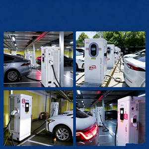 Meilleure Vente Station <span class=keywords><strong>de</strong></span> Recharge Rapide DC Double Pistolet 60kW 160kW Chargeur Commercial pour Véhicules Électriques Écran Tactile Hybride Mural OCPP 1.6 - Product Image 4