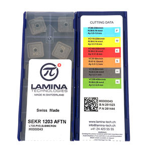เม็ดมีดกัดคาร์ไบด์ CNC แท้จากสวิส SEKT12T3 AGSN - Product Image 1