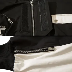Chaqueta Varsity Informal Extra Grande con Bolsillos Utilitarios para <span class=keywords><strong>Hombre</strong></span> LAYENNE, <span class=keywords><strong>Ropa</strong></span> <span class=keywords><strong>de</strong></span> Moda, Chaqueta Cargo - Product Image 5