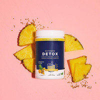 Bubuk Detoksifikasi Asli Label Pribadi JH Custom, Suplemen Rasa Nanas Alami, Bubuk Pembersih Usus