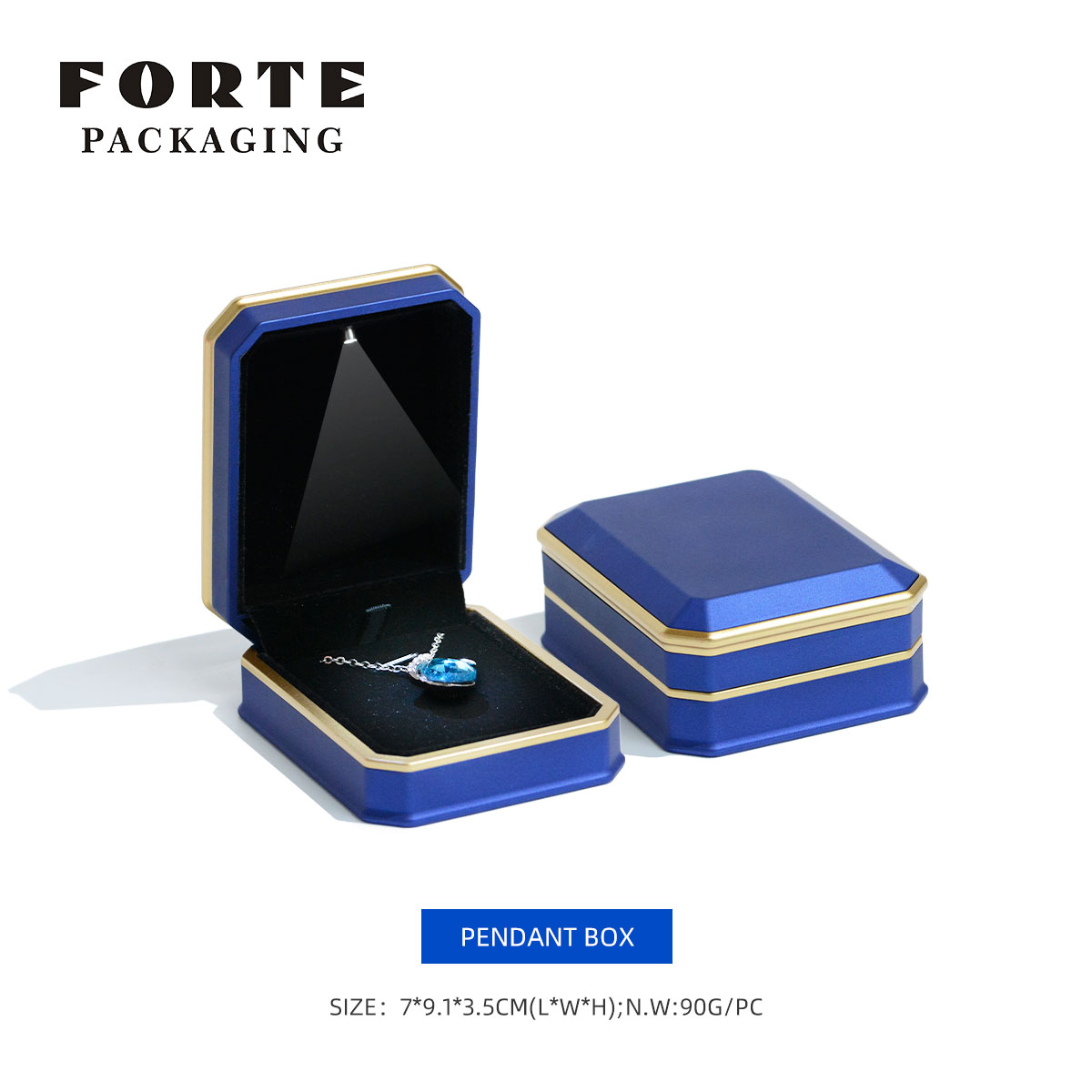 Blue Pendant Box