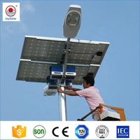 Lampadaires solaires ronds 2-en-1 Jiaoyang IP65 de Chine, 1500W/1000W/300W/5000W, LED extérieure avec indice de protection IP élevé pour l'éclairage extérieur
