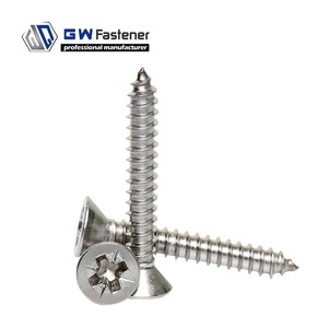 Thép Không Gỉ Vít Phẳng Phillips CSK Vít SS 316 304 Đầu Chìm Phẳng Vít Tự Khai Thác - Product Image 5