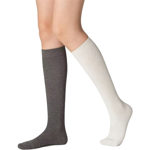 Calcetines <span class=keywords><strong>de</strong></span> Compresión <span class=keywords><strong>de</strong></span> Fibra <span class=keywords><strong>de</strong></span> Bambú Transpirables con Patrón Ondulado, para Correr y Saltar la <span class=keywords><strong>Cuerda</strong></span>, Deportes <span class=keywords><strong>de</strong></span> Fitness, Hasta la Rodilla - Product Image 6