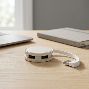 Hub USB de 4 Puertos Sin Marca, Interfaz Micro USB, Diseño de Paja, Modelo 124309-1 para Transferencia de Datos y Carga de Dispositivos Electrónicos - Product Image 3