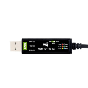 สายเคเบิล USB อุตสาหกรรมแบบ TTL (C) 6 พิน ชิป FT232RNL ของแท้ วงจรป้องกันหลายชั้น รองรับหลายระบบ พร้อมฮาร์ดแวร์ - Product Image 1