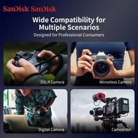 Untuk Kartu Memori SD 256GB V60 U3 C10 Kecepatan Tinggi 6K Video Perekaman Berkelanjutan untuk Profesional