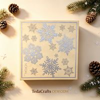 Ornement de Noël en bois découpé au laser avec nom personnalisé, décorations de Noël pour la maison, cadeaux créatifs pour les amateurs de bricolage