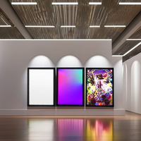 Boîte d'éclairage Anime 16x24 in Backlit Arylic Wall Art LED Poster Frame RGB Lightbox Frame Anime Light Box