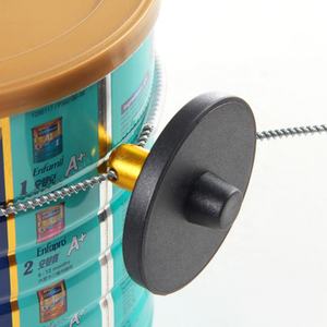 100 Etiquetas Antirrobo EAS RF de 8.2MHz para Botellas con Cable de Acero de 51CM, Etiquetas Rígidas con Cable para Prevenir Pérdidas en Supermercados - Product Image 2