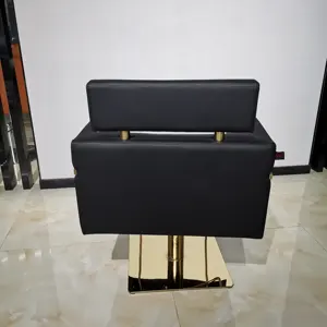 Good Quality Hot Sale Sulin Manufacturer Barber Furniture Black Leather Hair Salon Make Up Chair Barber Shop Chairs