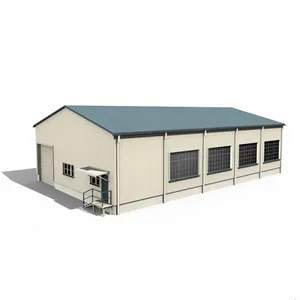 2023New Storage Shed Custom Industrial Prefab Steel Structure Warehouse Metal Building Prefabricated Hotel Building Construction