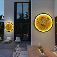 Luminaire LED d'art de luxe léger pour salon, chambre, couloir et escalier, application de lampe murale pour peinture murale