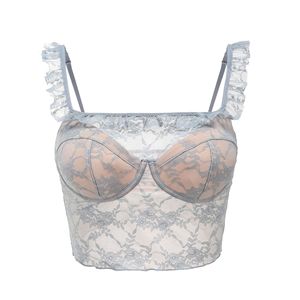Ensemble de lingerie sexy en dentelle pour jeune femme, style français, léger et confortable - Product Image 1