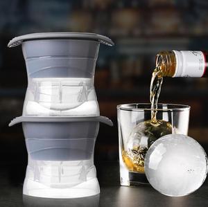 Whiskey Silicone Round Ice Ball Mold Ice Box Large Frozen Ice Cube Spot Wholesale