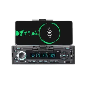 Private Model Car Radio With Phone Holder 1 Din Blue tooth Music Player FM AM Carstereo Mp3 Car Player