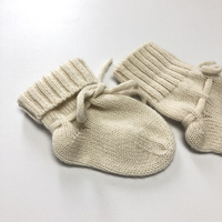 Chaussettes pour bébé nouveau-né Chaussettes pour bébé en cachemire pur de luxe tricotées personnalisées pour l'hiver