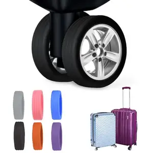 Top Seller Luggage Roller Sleeve Luggage Wheels Cover Suitcase Cover Protector for Most 8-Spinner Wheels Carry On Luggage