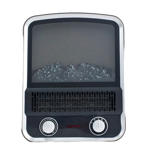 Cheminée électrique portable 2000W 10-19k BTU/h, effet de flamme réaliste, chauffage rapide, poêle autoportant pour la maison, salon - Product Image 5