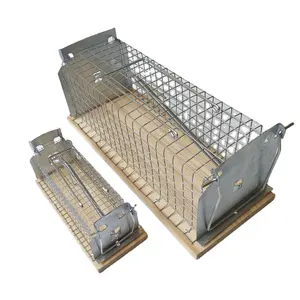 Garden rodent control humane rat cage large metal mouse trap cage live mouse trap friendly for pet and children.