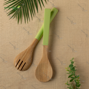 Juego de utensilios de cocina de cuchara de bambú ecológico con mango cómodo Diseño clásico de Vietnam para capacidad de 10ml para obsequios - Product Image 1
