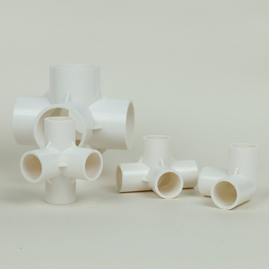 <span class=keywords><strong>Conexiones</strong></span> de PVC de Alta Calidad, Profesionales, de Fábrica, 3D, de 5 Vías, Listas para Ensamblar, de Presión Suave, para Estanterías DIY - Product Image 3