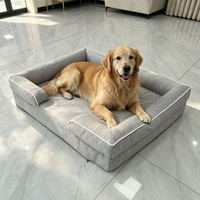 Orthopedic Dog Bed for Large Breeds Famipet Rectangle Plush <strong>Sofa</strong> Non Slip Plush Fabric Chihuahua <strong>Sofa</strong>