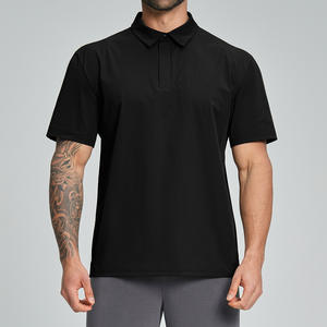 Camiseta de Golf Ecológica Reciclada para Hombre, Transpirable, de Secado Rápido, Manga Corta, Ropa Deportiva Informal, Logotipo Personalizado al por Mayor para Entrenamiento - Product Image 4
