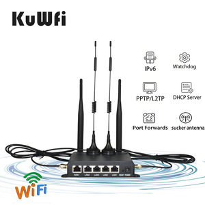 <span class=keywords><strong>KuWFi</strong></span> WR181 <span class=keywords><strong>Routeur</strong></span> WiFi industriel <span class=keywords><strong>4G</strong></span> <span class=keywords><strong>LTE</strong></span> 300Mbps 4 LAN & 1 Port WAN 2.<span class=keywords><strong>4G</strong></span> Fréquence Pare-feu Mural Métal Shell <span class=keywords><strong>4g</strong></span> <span class=keywords><strong>routeur</strong></span> - Product Image 1
