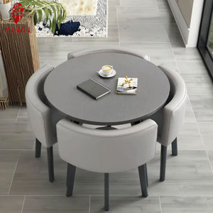 Derniers Modèles Tables et Ensembles <span class=keywords><strong>de</strong></span> Chaises pour Loisirs, Réception, Salon, Cuisine et Restaurant – Petites Tables Rondes à Dîner ou à Café - Product Image 2