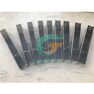 GREENTECH Drain de sol extérieur Gouttière EN1433 Fossé de drainage en béton polymère avec grilles - Product Image 2