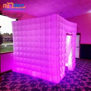 Cabine <span class=keywords><strong>Photo</strong></span> Gonflable Moderne 360° avec Éclairage LED, Tente de Fond en Tissu Oxford 210D, Taille Cube 2,5m – Efficace - Product Image 3