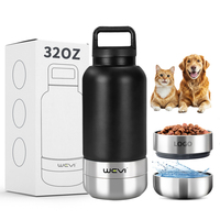 Portable 32oz En Acier Inoxydable Pet Bouteille D'eau Distributeur Direct Potable Bouchon À Vis Étui De Transport Classique pour Camping En Plein Air