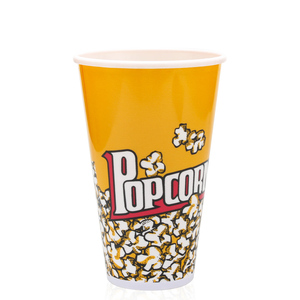 Custom printing disposable plastic popcorn bucket