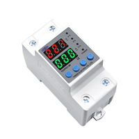 Dispositif de protection contre les surtensions et les sous-tensions réglable TOMZN DIN Rail 230V, relais de protection, moniteur de courant, limite de courant 63A