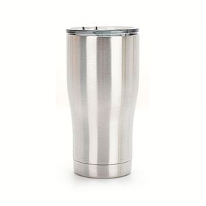Lightweight 30oz Curved Insulated <b>Mug</b> Road Trip Picnic Food Safe Stainless Ice Cup - Product Image 4
