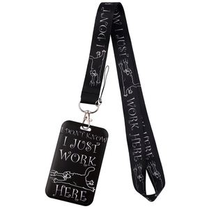 Wholesale Sublimation Printed <b>Lanyard</b> with Hard Plastic ID Holder with Your Own logo - Product Image 2