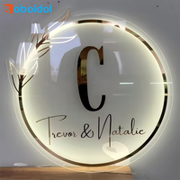 Enseignes commerciales 3D en acrylique, logo personnalisé, lettres LED en relief, enseignes métalliques rétroéclairées, publicité extérieure pour magasins
