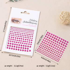 3D Eyes Face Makeup temporaneo tatuaggio autoadesivo bellezza AB Color gioielli adesivi Festival Body Art decorazioni unghie diamante - Product Image 5