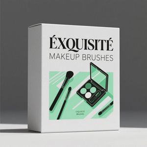 Eco Friendly Self Erecting Rectangle Cosmetic Packaging <b>Box</b> for Perfume Essential Oils <b>Makeup</b> Brushes with Custom Printing - Product Image 2