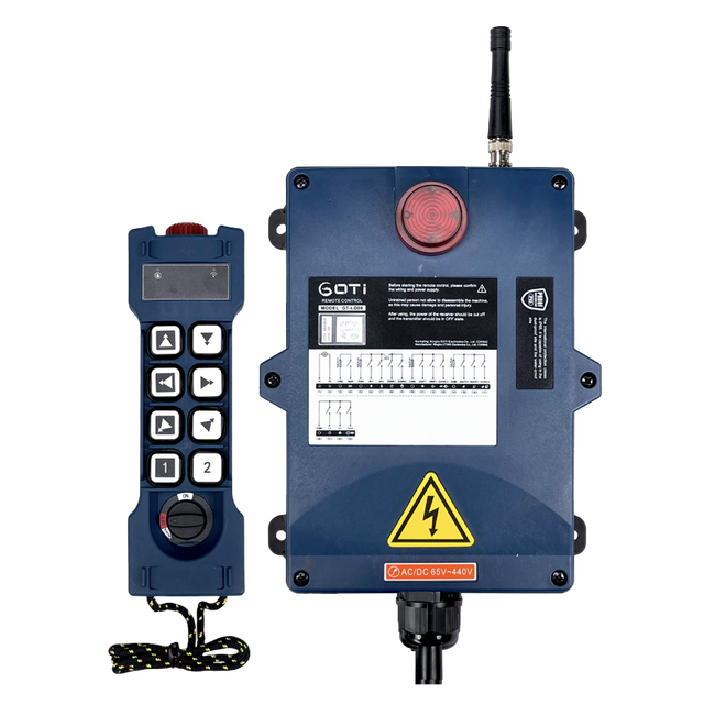GT-LD08 Double-Speed Industrial Wireless Crane Hoist Remote Control 8 Buttons- GOTI Brand