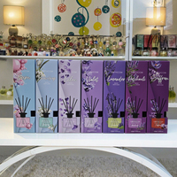 Diffuseur de parfum à roseaux en vente chaude, parfum d'ambiance de luxe, désodorisant d'air, parfum d'intérieur, diffuseur de roseaux de 120 ml pour la chambre à coucher, le bureau